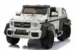 Auto na akumulator Mercedes G63 AMG 6x6 biały z MP4! 