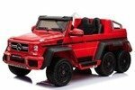 Auto na akumulator Mercedes G63 AMG 6x6 czerwony MP4
